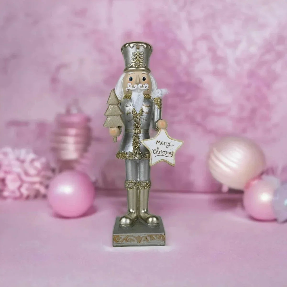 19cm Silver Nutcrackers - Exquisite Homewares
