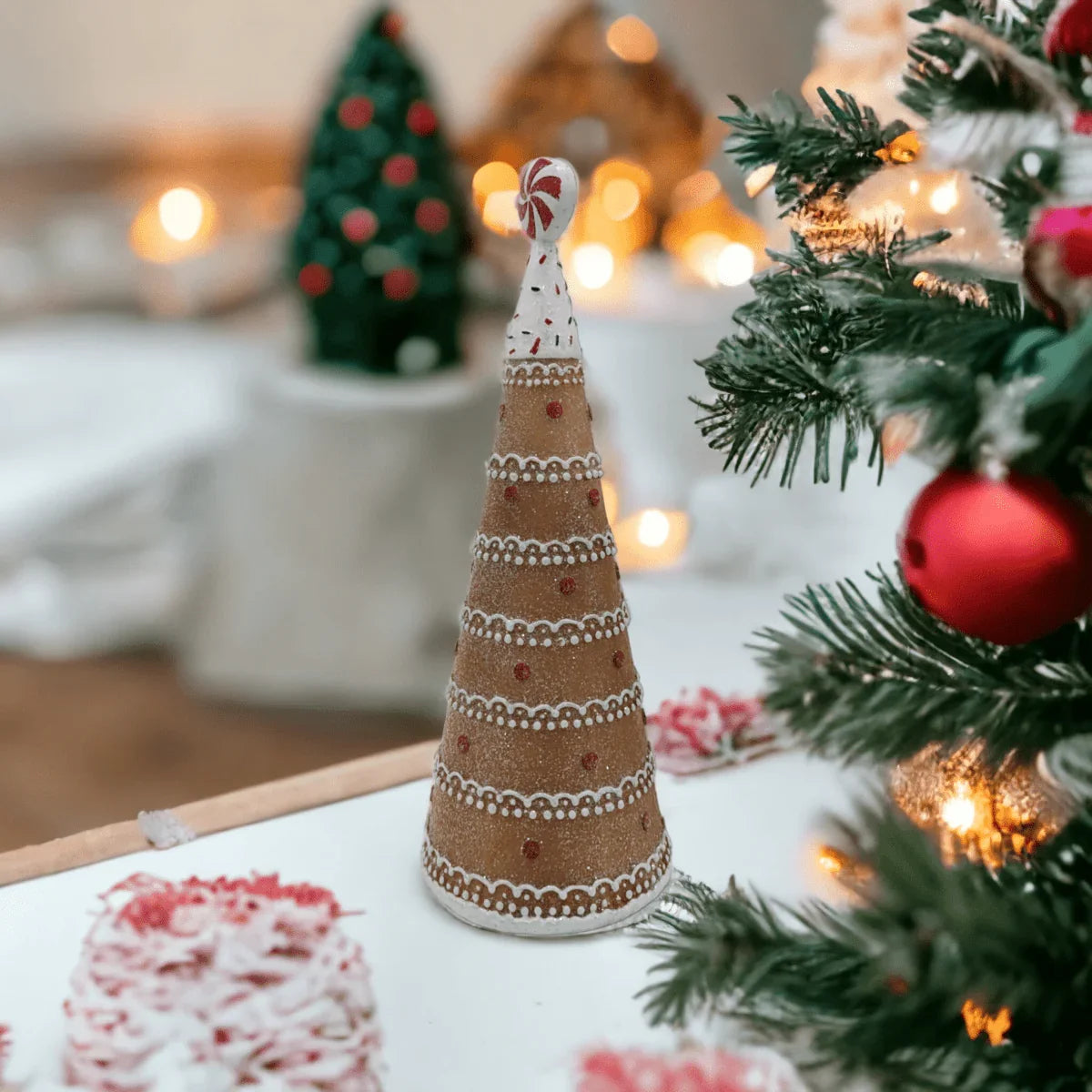 30.5cm Gingerbread Candy Tree - Exquisite Homewares