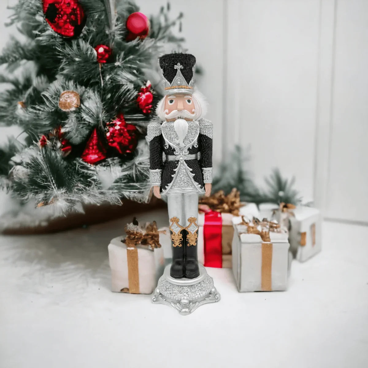 33cm Black Nutcracker - Exquisite Homewares
