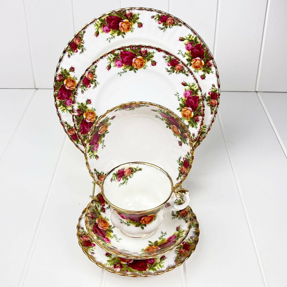 5 - Piece Brass Display Stand - Exquisite Homewares