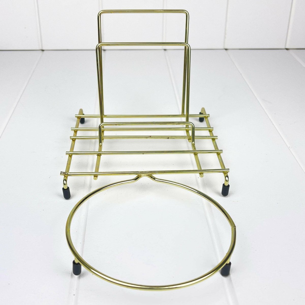 5 - Piece Brass Display Stand - Exquisite Homewares