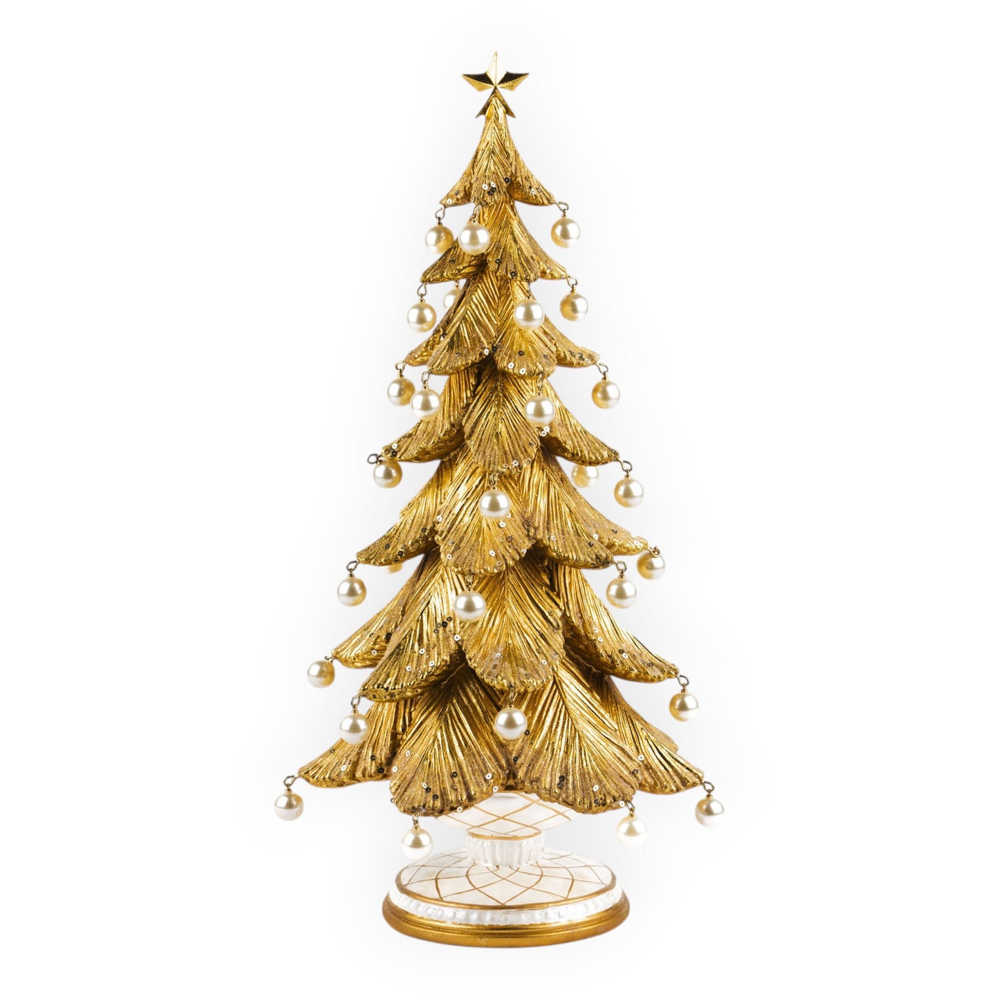 Golden Pearl Drop Tree - 46cm