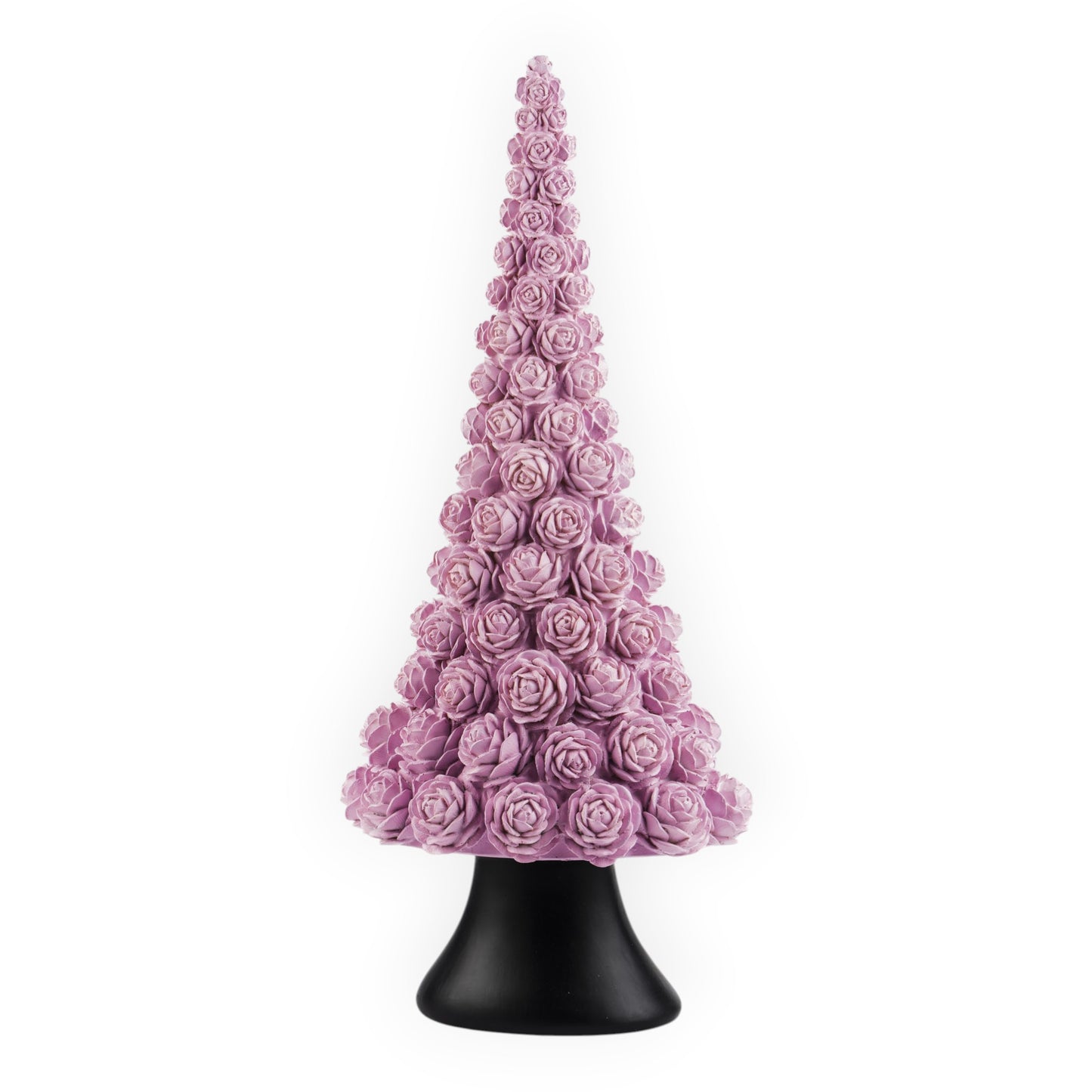 Pink and Black Rosette Tree - 45cm