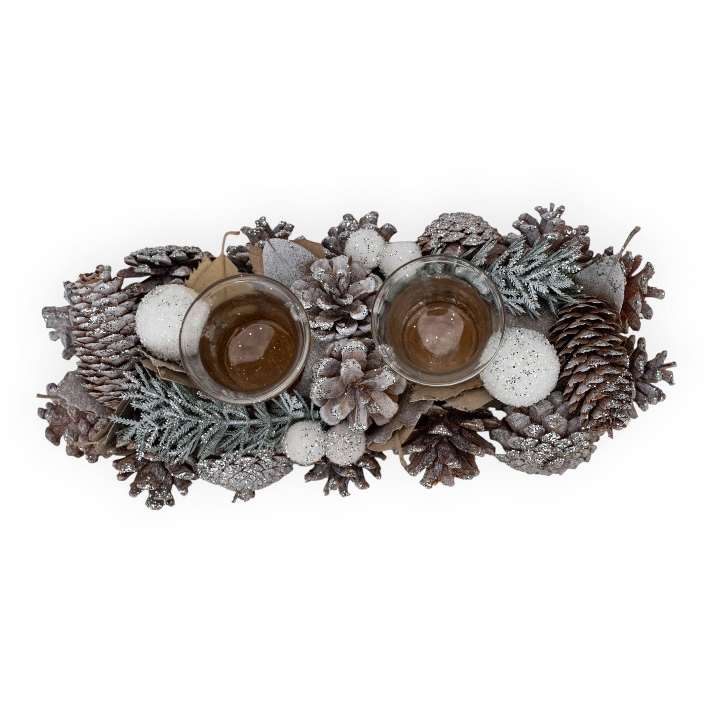 Silver Double Candle Holder
