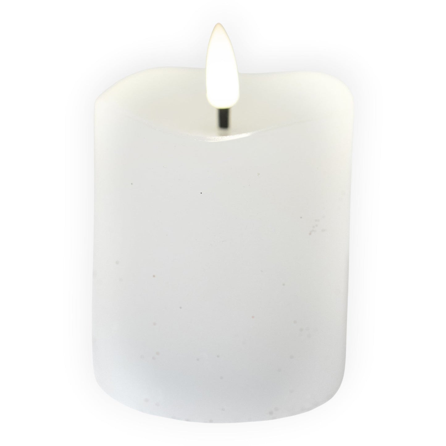 LED White Candle 7.5cm x 8.5cm