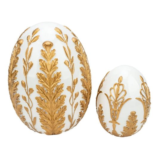 16cm Golden Ivory Egg