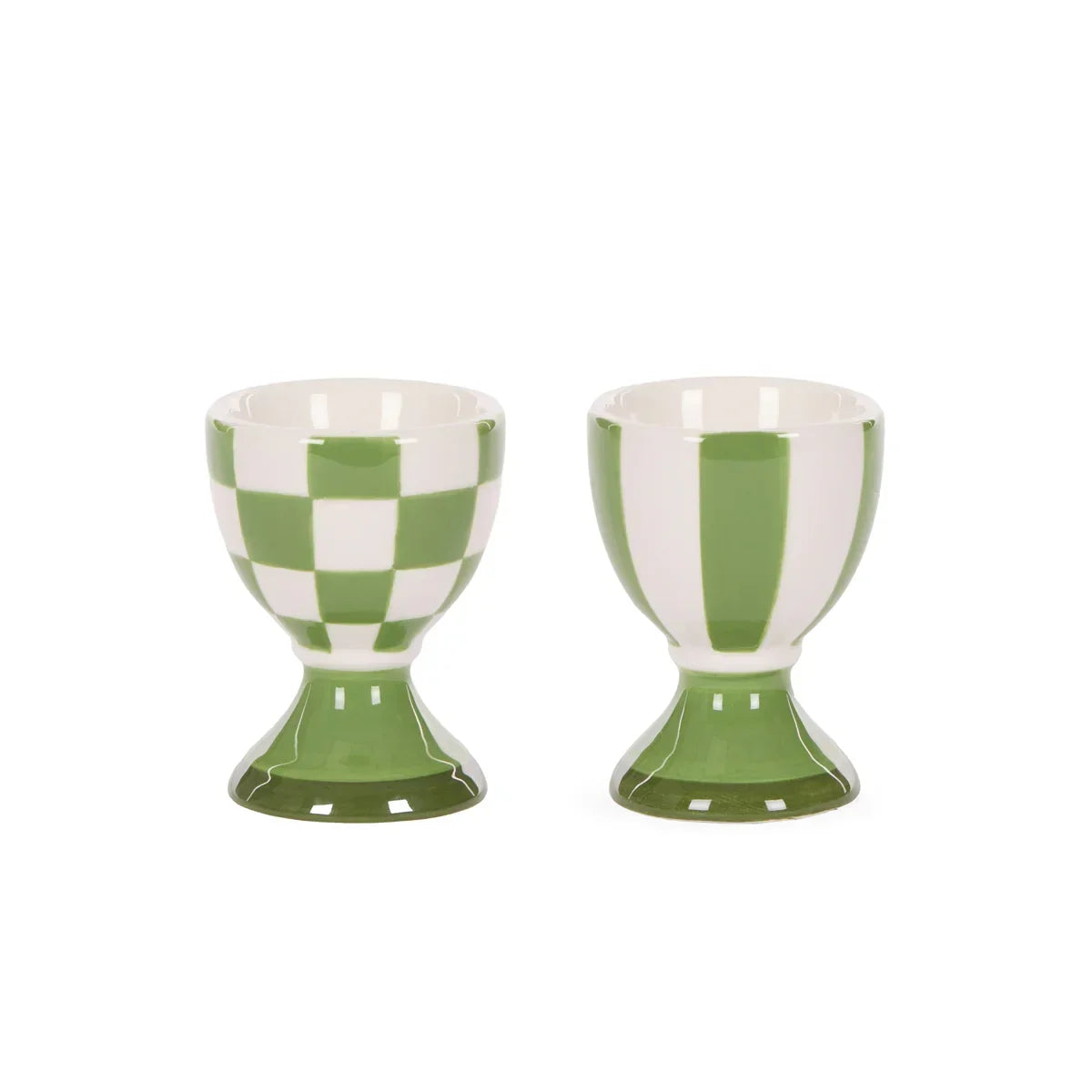 Verdant Check Egg Cup
