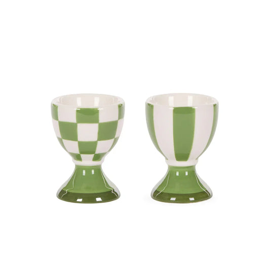 Verdant Stripe Egg Cup
