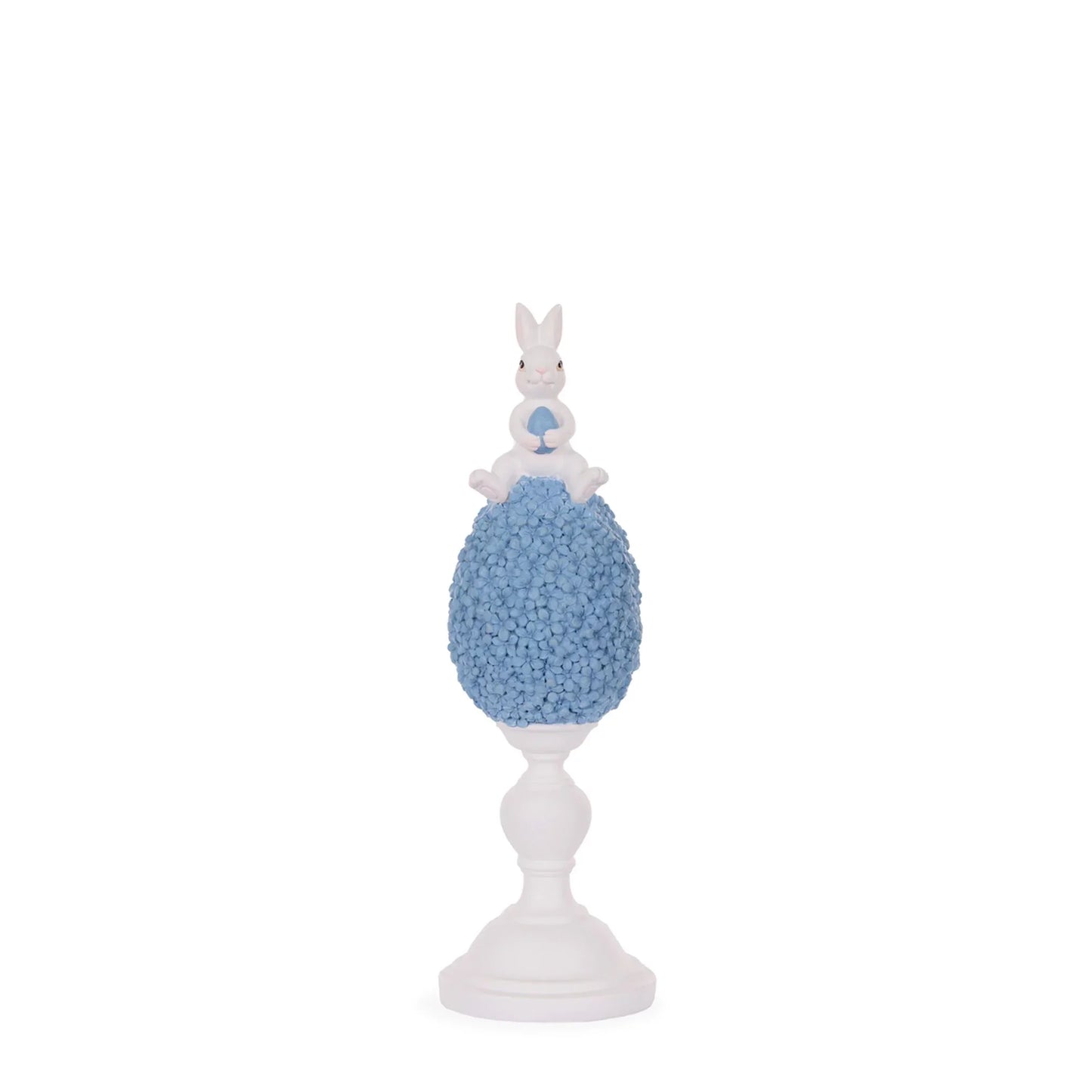 Medium Blue Lapin Egg Finial 30cm