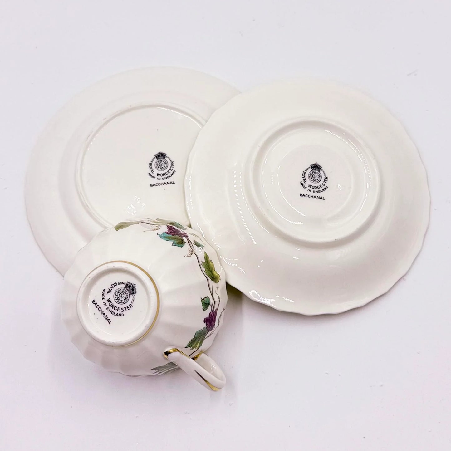 Royal Worcester Bacchanal Trio