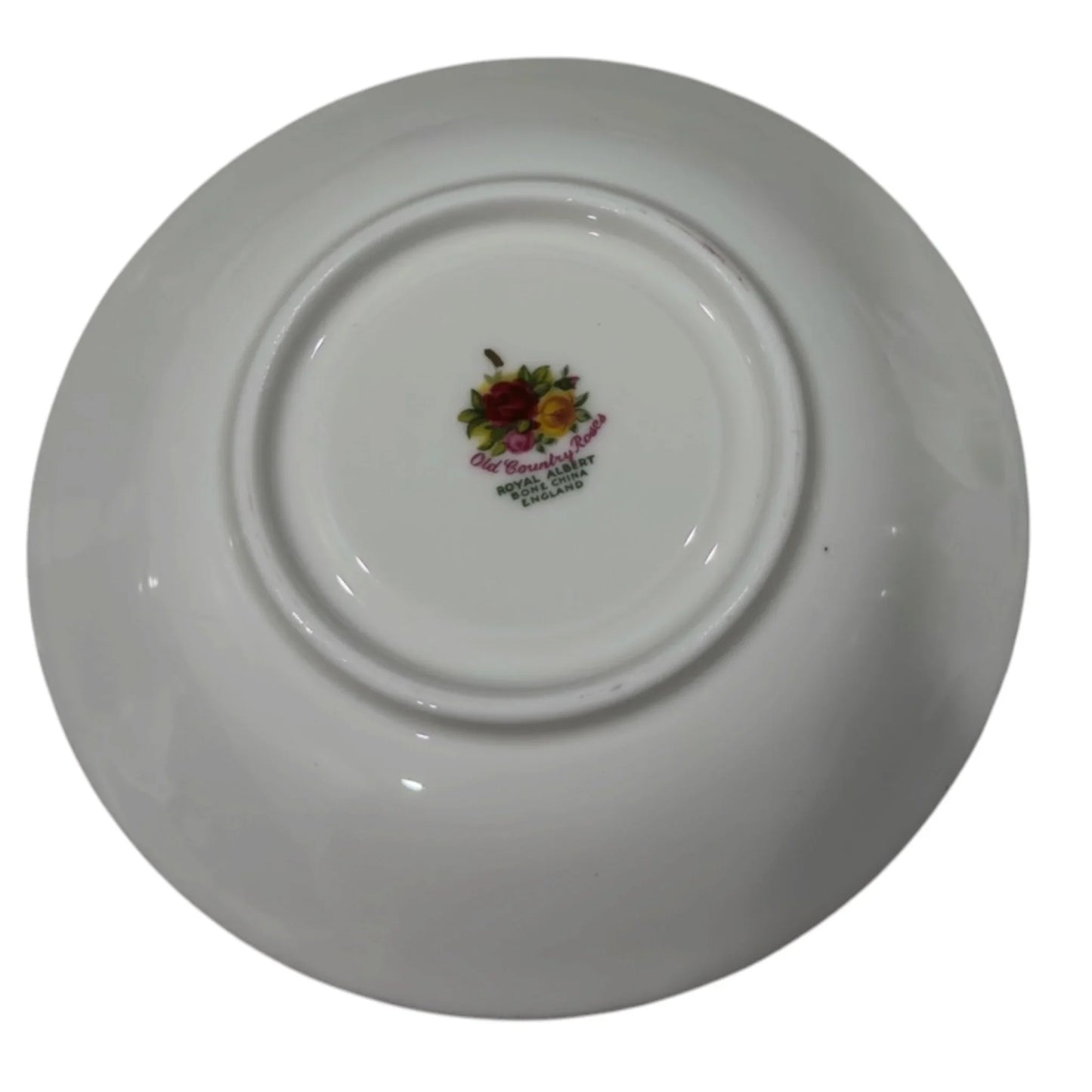 Royal Albert Old Country Roses bone china plate, vintage English dinnerware with floral mark