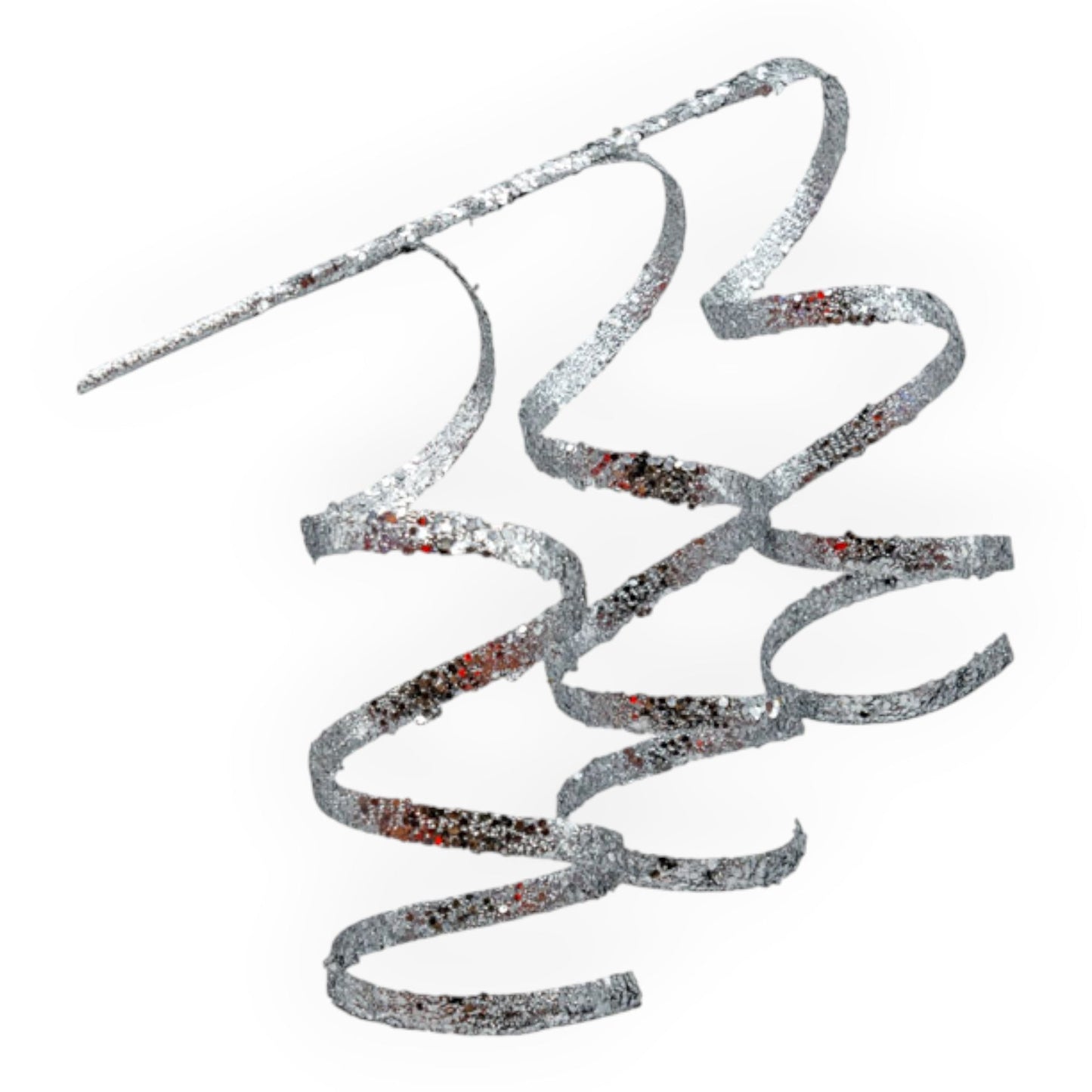 Silver Curly Pick - 74cm