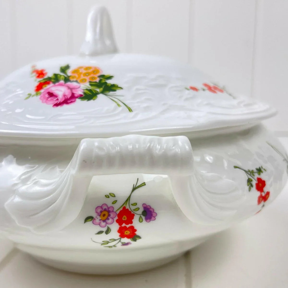 Coalport Vintage Caughley Sprays Lidded Tureen - Exquisite Homewares