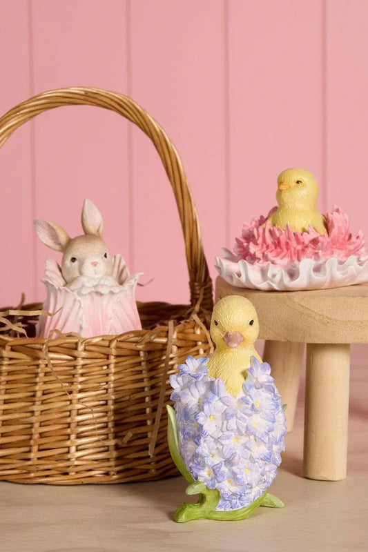 Duckling with Hyacinth - Exquisite Homewares