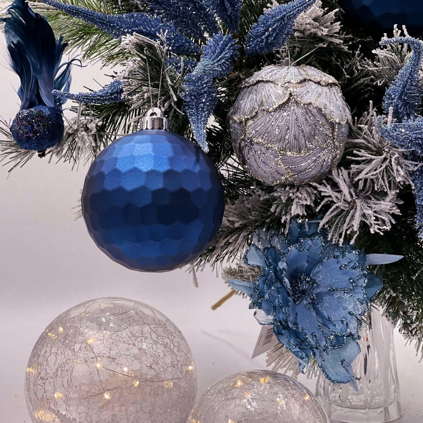 Dymm Bauble (Set of 2) Navy - Exquisite Homewares
