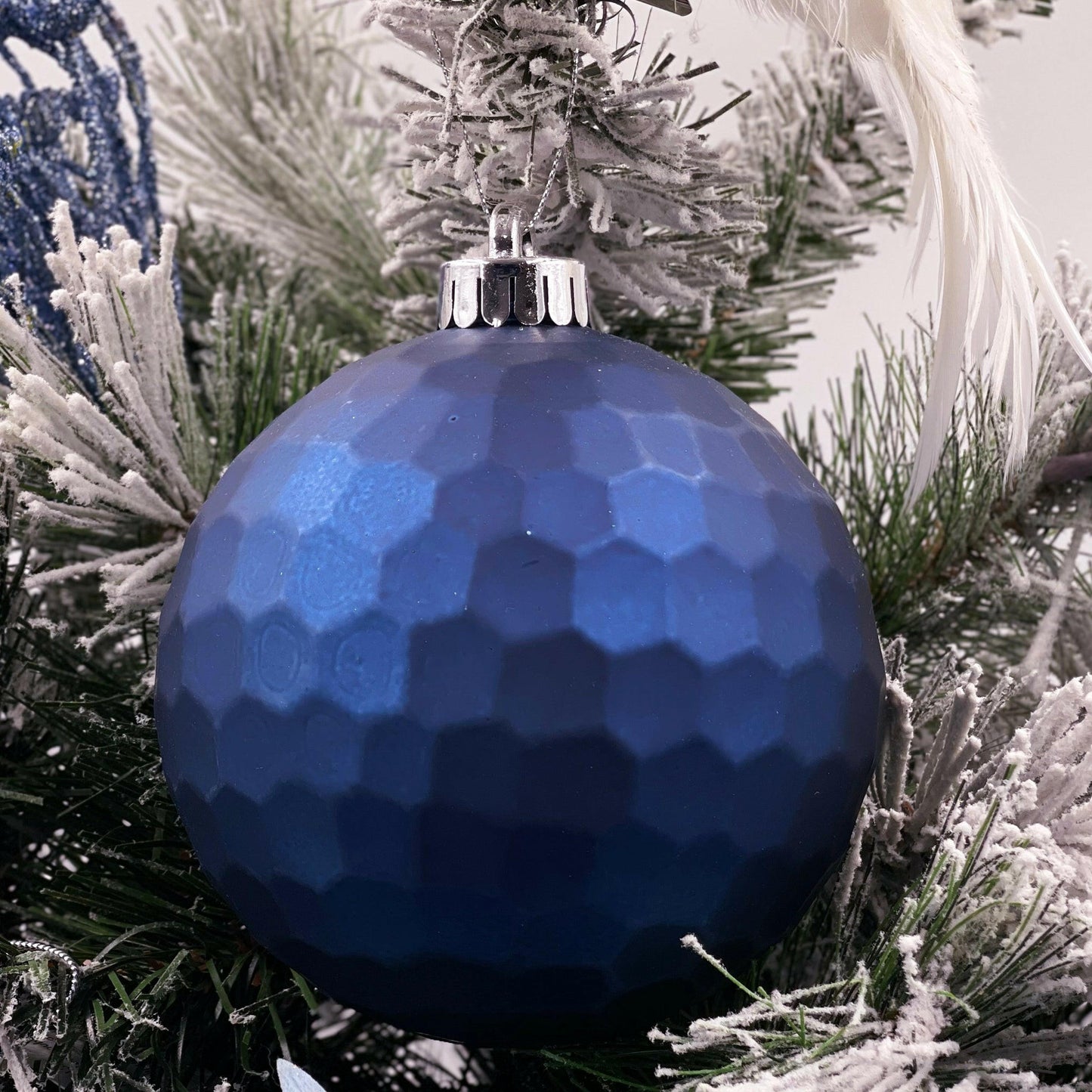 Dymm Bauble (Set of 2) Navy - Exquisite Homewares