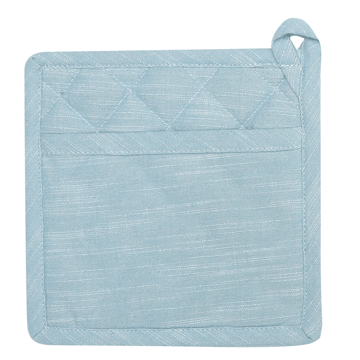 Elysian Blue Potholder 20x20cm - Cotton & Polyester - Exquisite Homewares