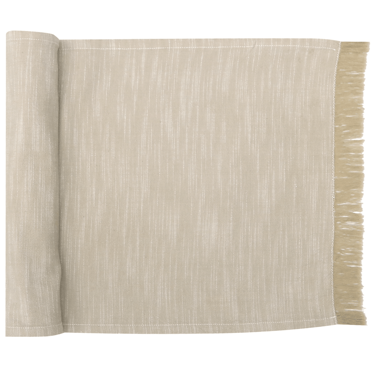 Elysian Taupe Table Runner 35x180cm - 100% Cotton - Exquisite Homewares