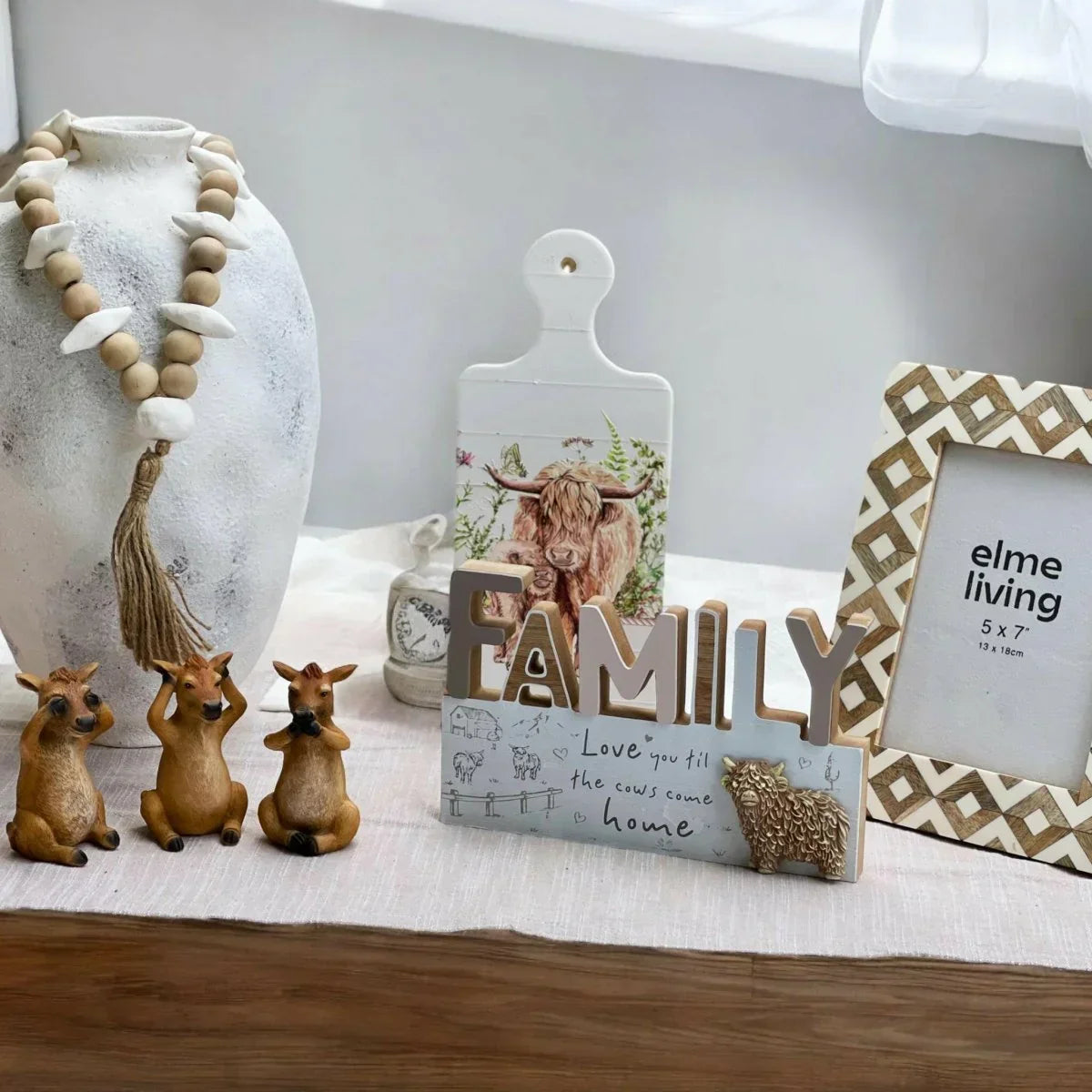 Hear, See, Say No Evil Jersey Cows - Exquisite Homewares