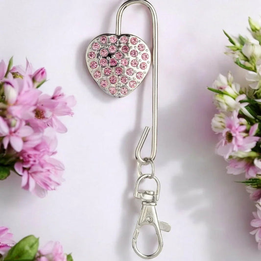 Heart Key Find Hanger - Pink - Exquisite Homewares