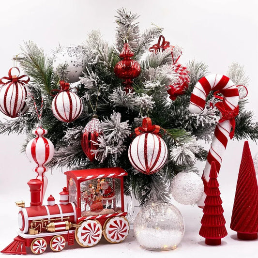 High Shine Peppermint Round Finial - Exquisite Homewares