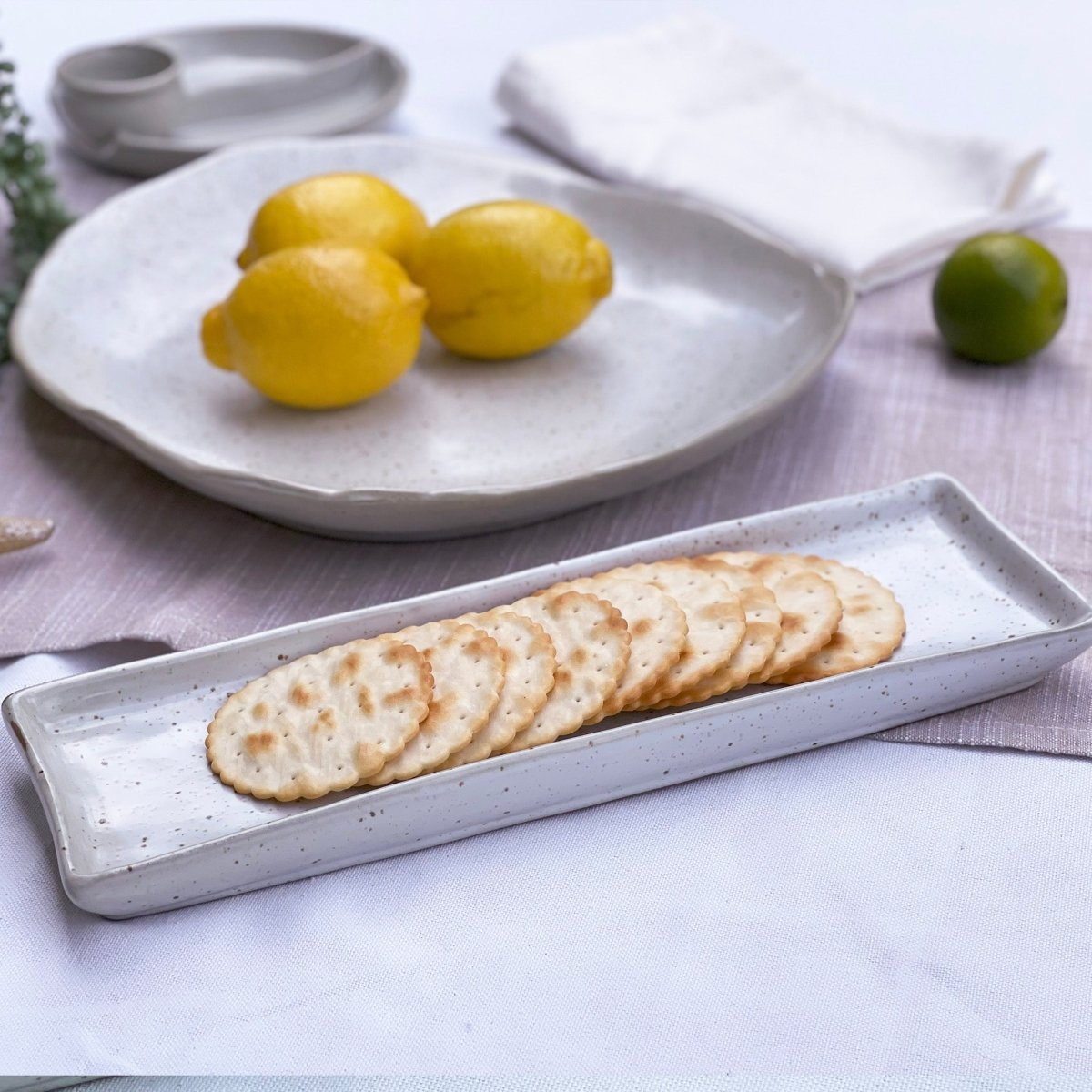 Ivory Rectangle Platter - Exquisite Homewares