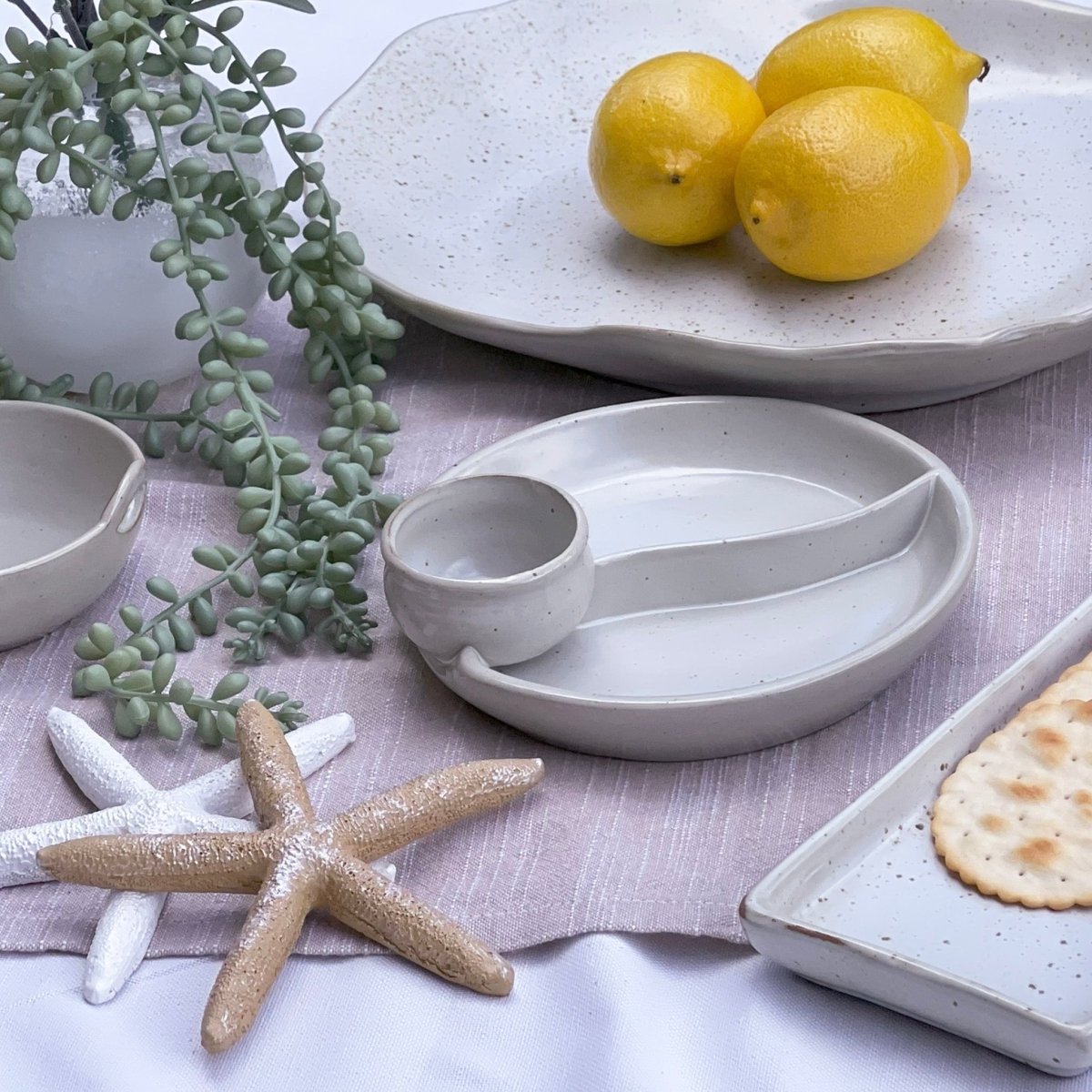 Ivory Rectangle Platter - Exquisite Homewares