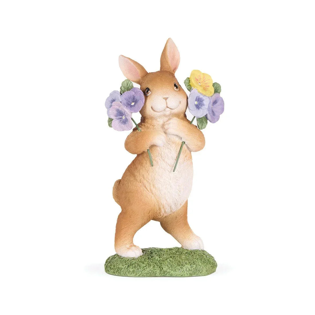 Mr Fields Bunny with Pansies - Exquisite Homewares