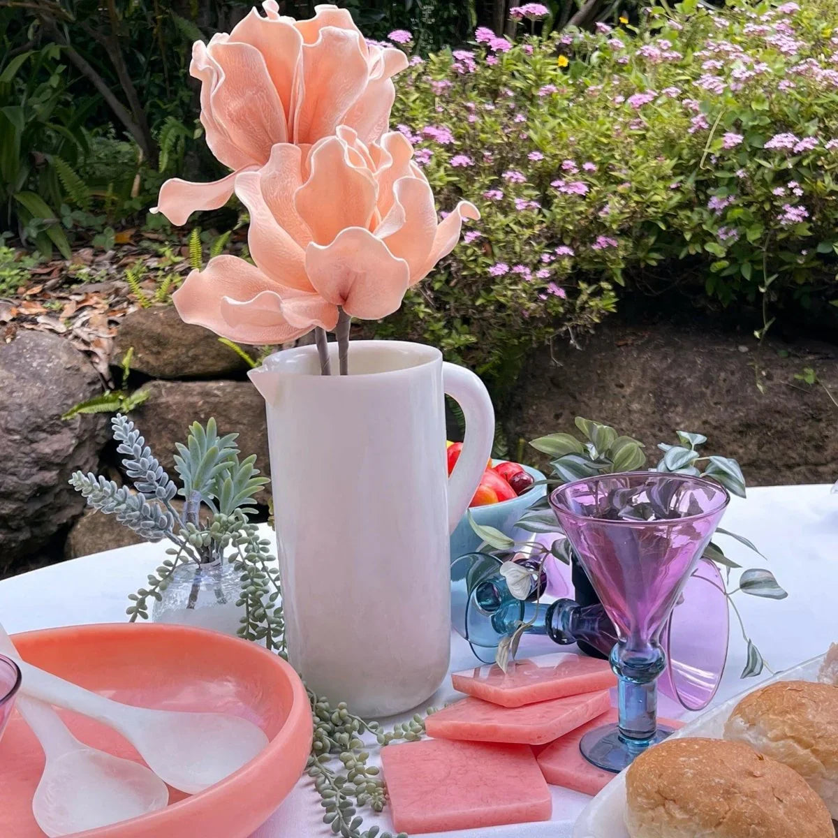 Randle Plate Pink - Exquisite Homewares
