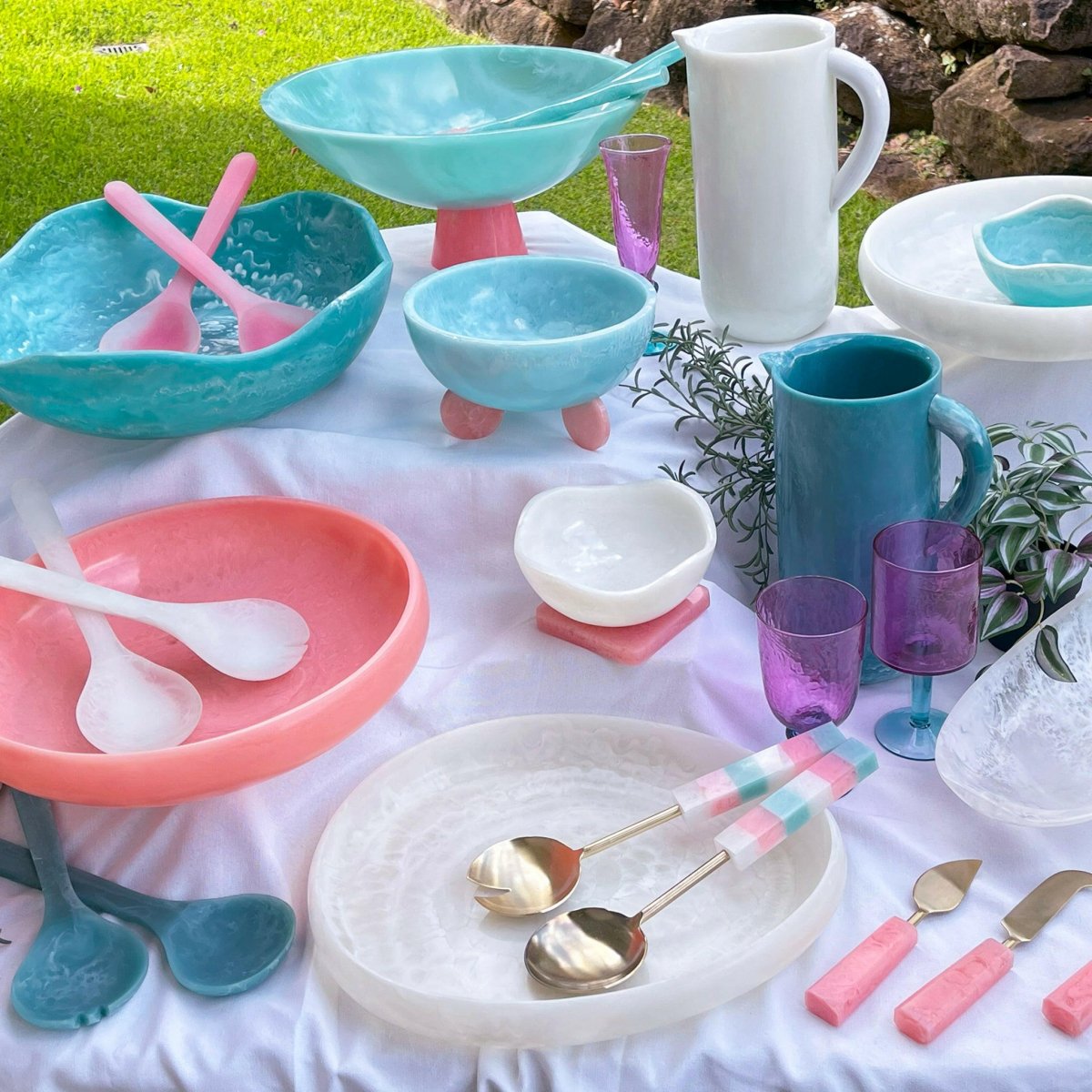 Randle Plate White - Exquisite Homewares