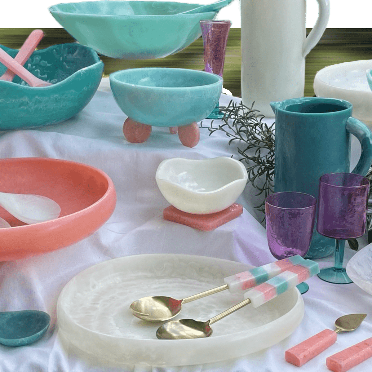 Randle Plate White - Exquisite Homewares