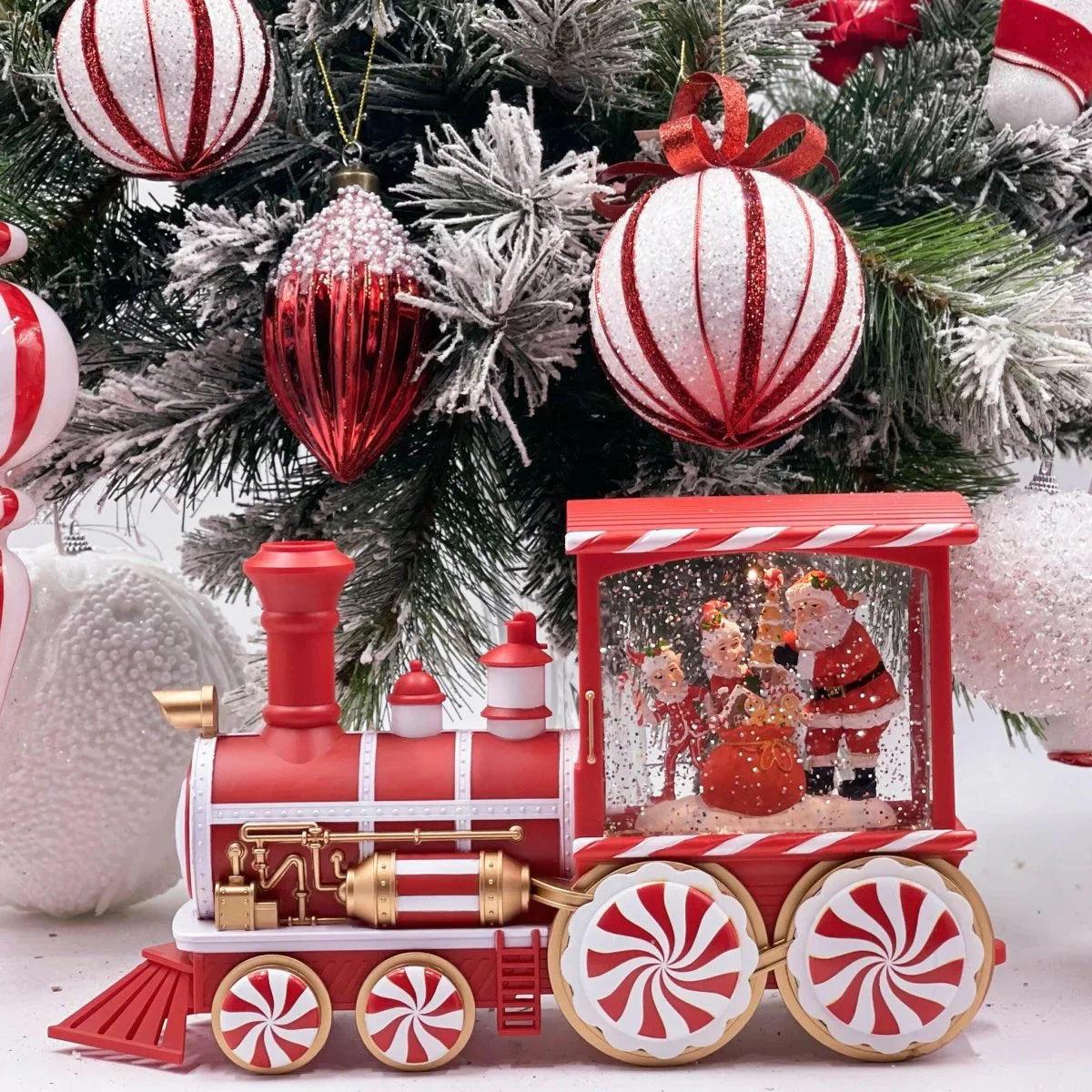 Red Beaded Drop Bauble - Exquisite Homewares