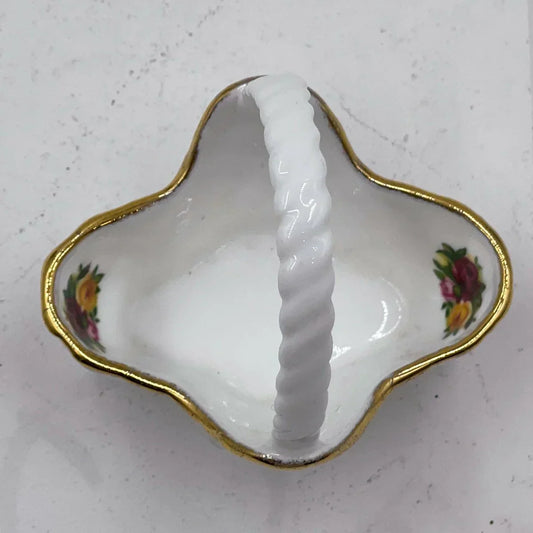 Royal Albert Old Country Roses Basket - Exquisite Homewares