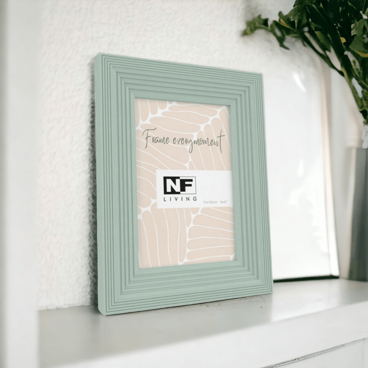 Sage Green Ripple 4x6" Photo Frame - Exquisite Homewares