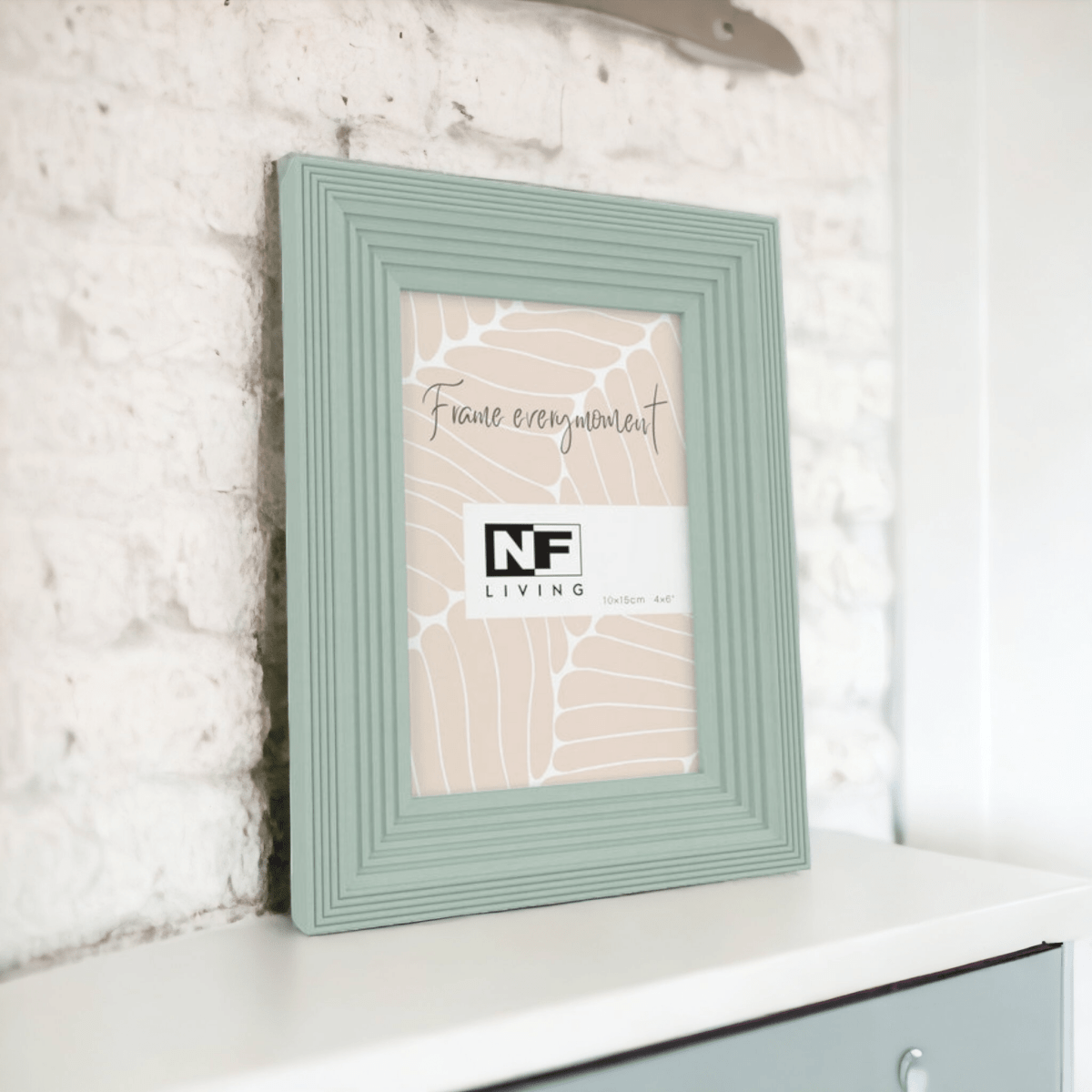 Sage Green Ripple 4x6" Photo Frame - Exquisite Homewares