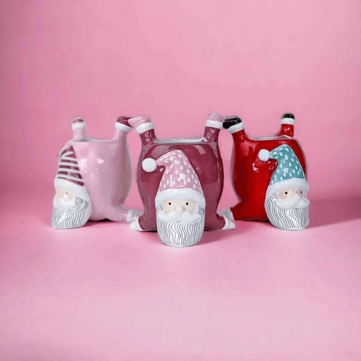 Santa Planter Pink - Exquisite Homewares