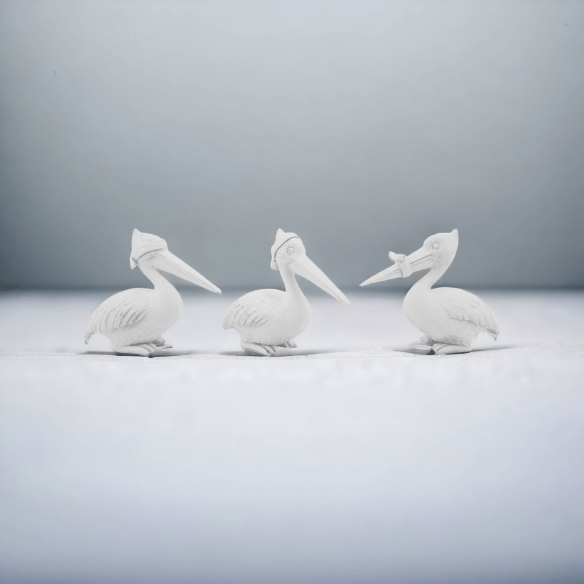 See, Say and Hear no Evil Pelicans (Set of 3) - Exquisite Homewares
