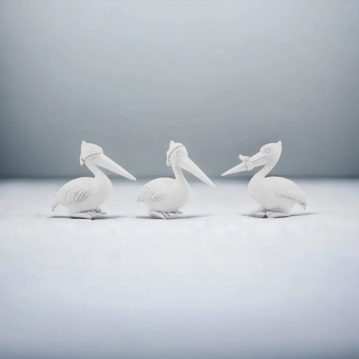 See, Say and Hear no Evil Pelicans (Set of 3) - Exquisite Homewares