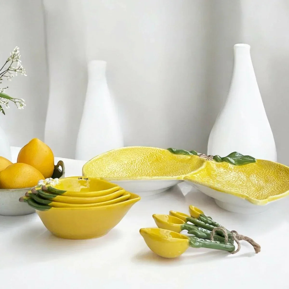 Set of 4 Limone Measuring Spoons - Exquisite Homewares
