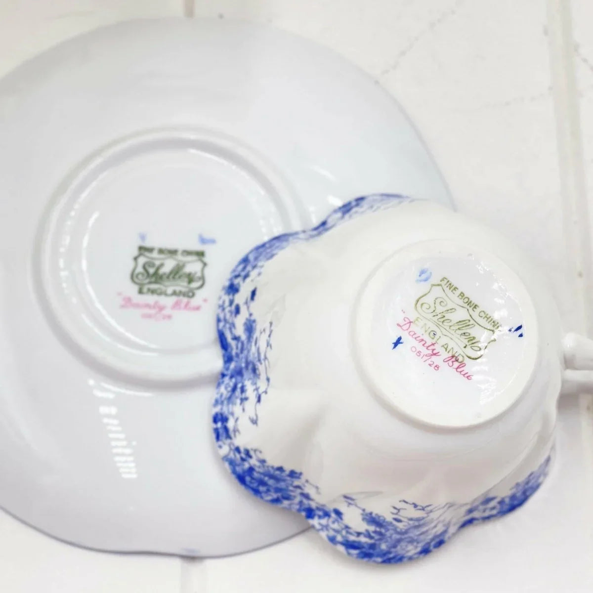 Shelley Dainty Blue Duo - Exquisite Homewares