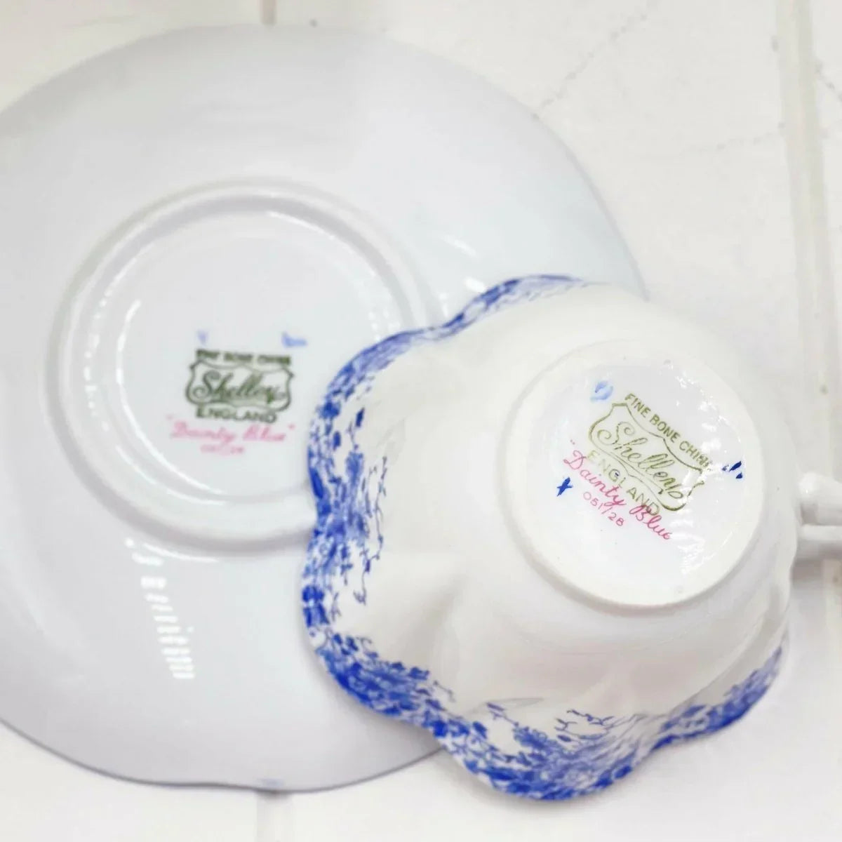 Shelley Dainty Blue Duo - Exquisite Homewares