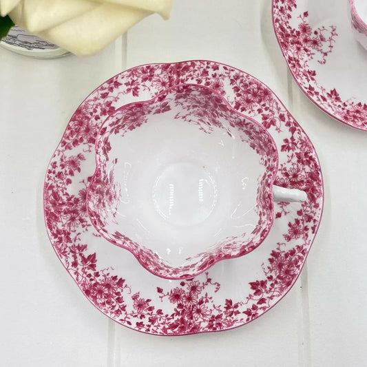 Shelley Dainty Pink Duo - Exquisite Homewares