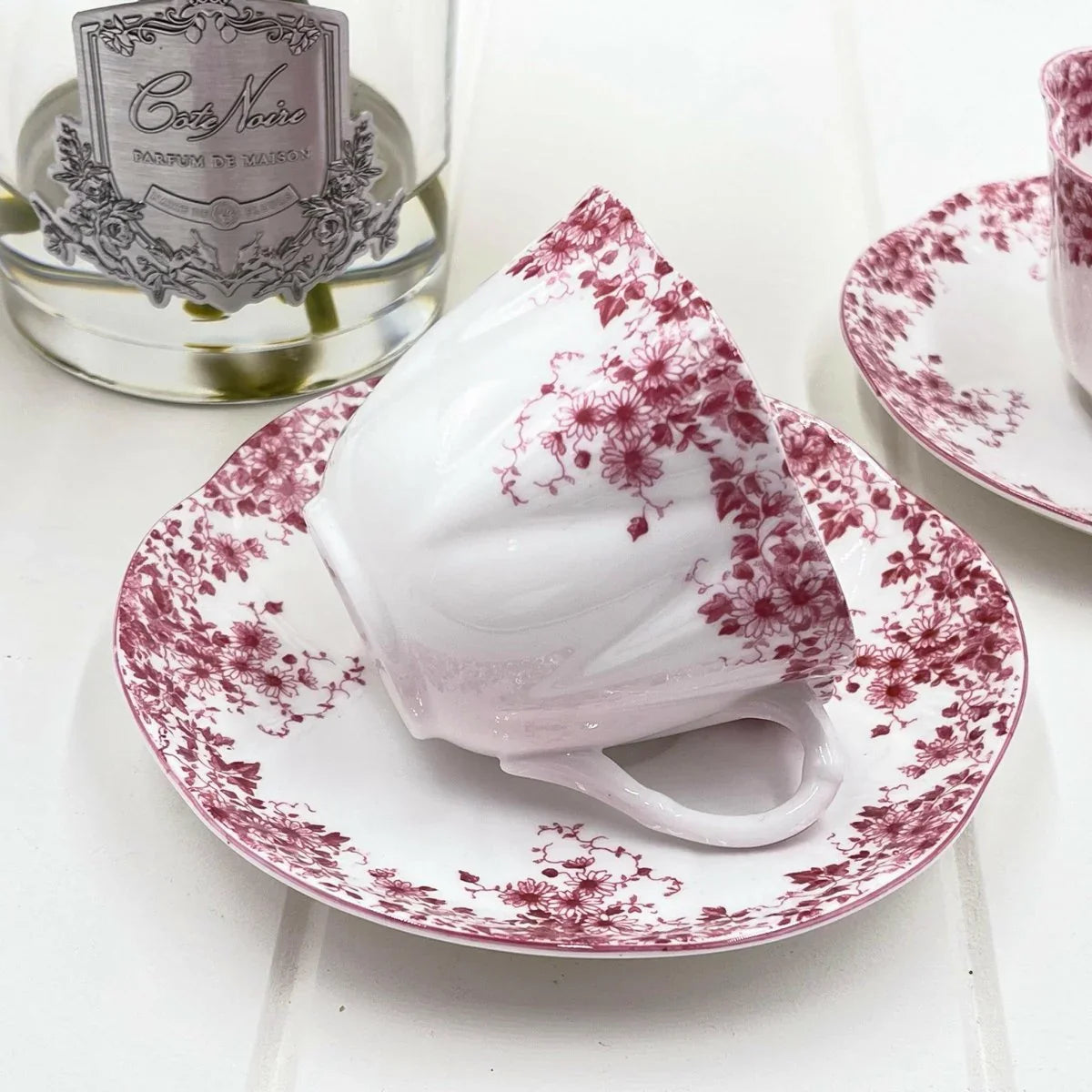 Shelley Dainty Pink Duo - Exquisite Homewares