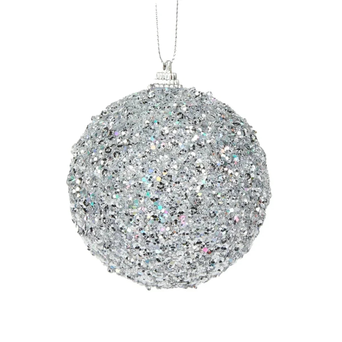 Silver Sugar Bauble - Exquisite Homewares