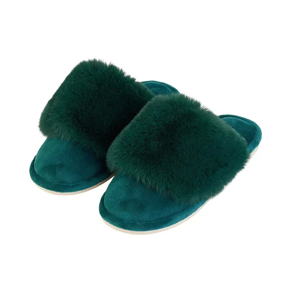 Slipper - Cosy Luxe - Emerald - Exquisite Homewares