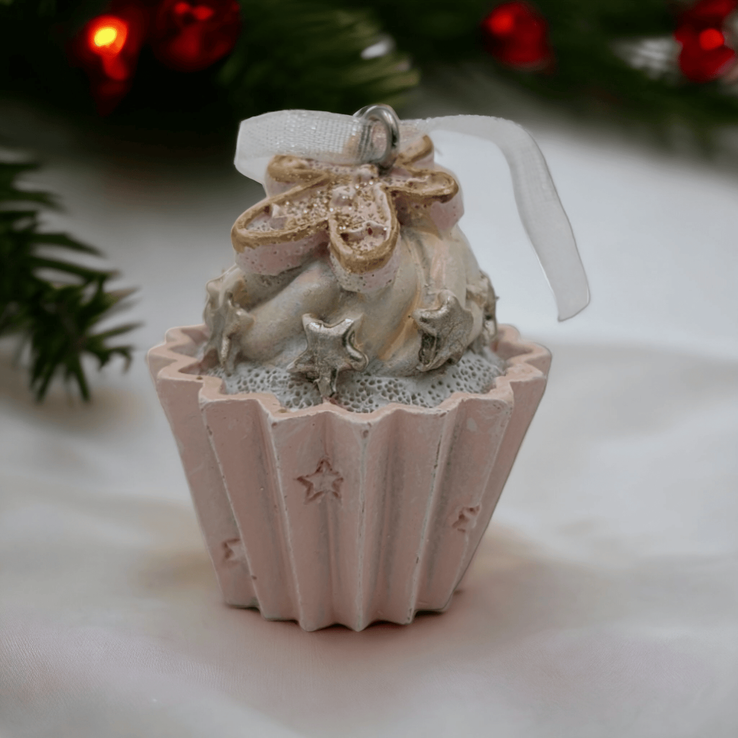 Small Cupcake Christmas Tree Hanging Decoration - Exquisite Homewares