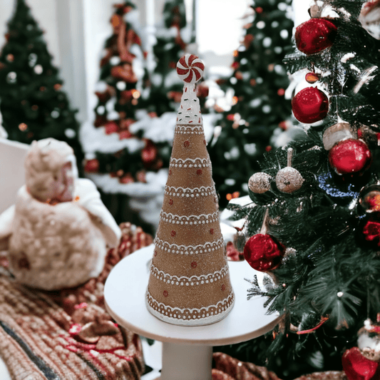 30.5cm Gingerbread Candy Tree - Exquisite Homewares