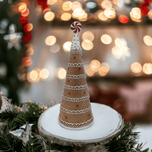 30.5cm Gingerbread Candy Tree - Exquisite Homewares