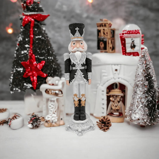 33cm Black Nutcracker - Exquisite Homewares 