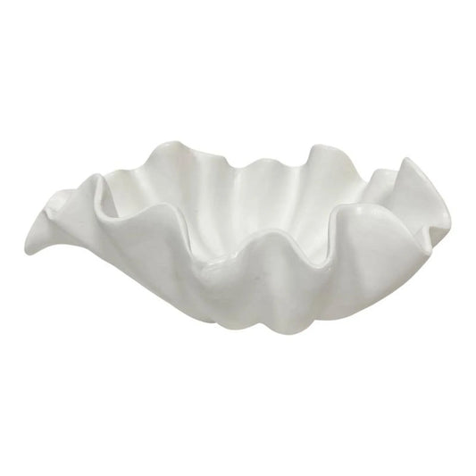 White Beach Shell Bowl